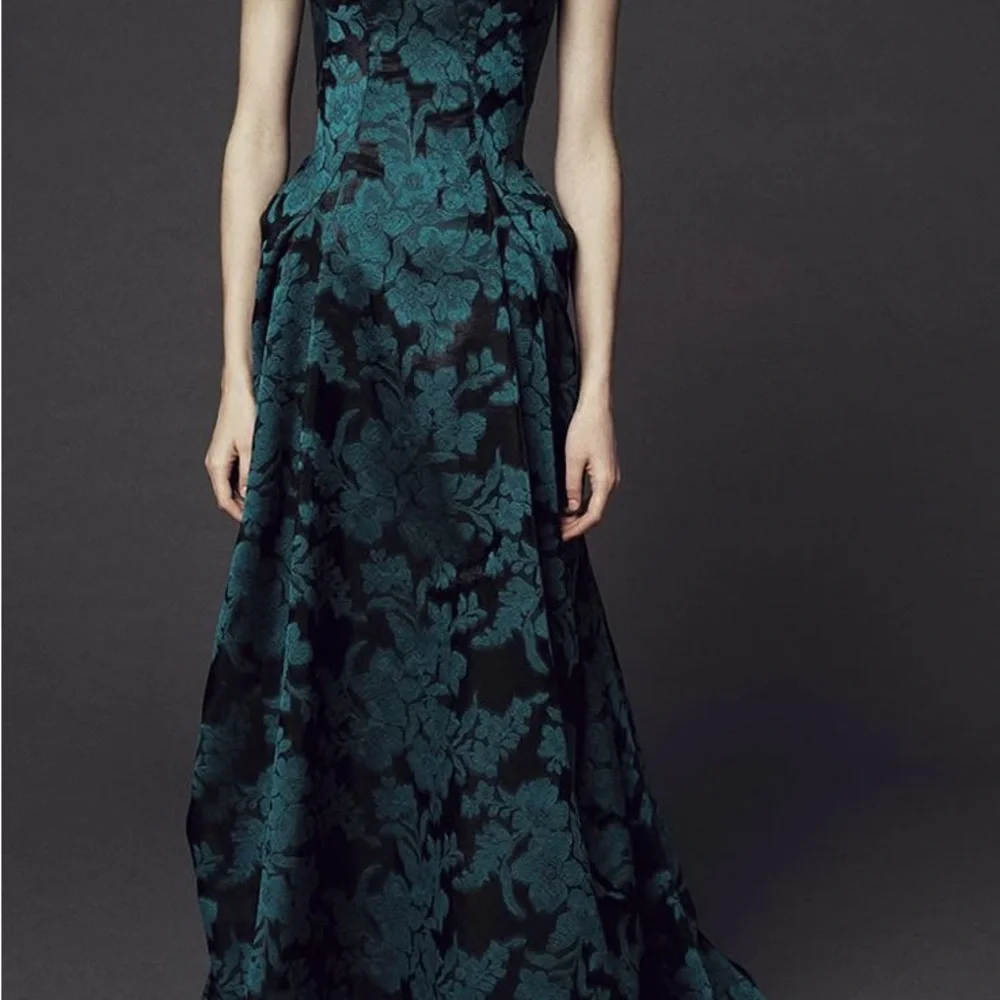Zac Posen Floral Dress/ Gown Size 4 - Picture 7 of 7